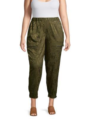 Rachel Rachel Roy Plus Floral Pull-on Pants