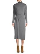Caara Hepburn Draped Midi Dress
