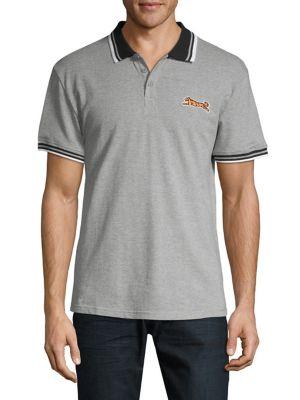 Le Tigre Logo Heathered Cotton Polo