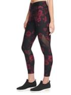 Donna Karan Active High-waist Floral Leggings