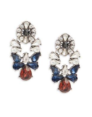Design Lab Lord & Taylor Crystal Drop Earrings