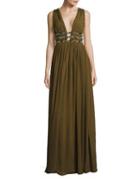 French Connection Hasan Beading Maxi Dress