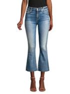 7 For All Mankind High-rise Crop Kick Flare Jeans
