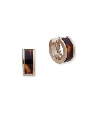 Ralph Lauren Disc Huggie Earrings