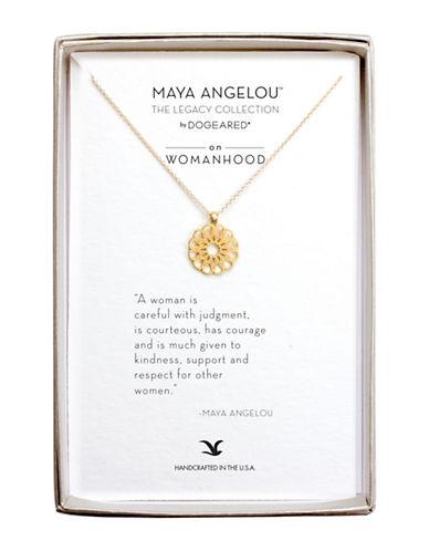 Dogeared 14k Gold-plated Pendant Necklace