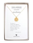 Dogeared 14k Gold-plated Pendant Necklace