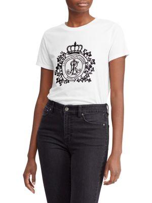 Lauren Ralph Lauren Crest Jersey Tee