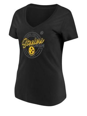 Majestic Pittsburgh Steelers Nfl Break Free Cotton Jersey Tee