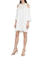 Bcbgmaxazria Cole Cold-shoulder Shift Dress