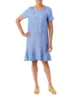 Olsen Santorini Linen Flounce Dress