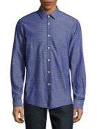 Strellson Casual Textured Woven Button-down Shirt