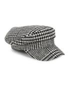 Collection 18 Houndstooth Newsboy Cap