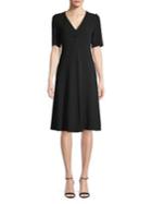 Weekend Max Mara V-neck Fit-&-flare Dress