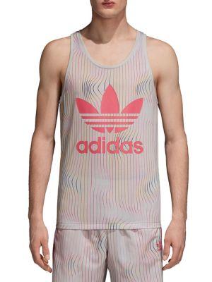 Adidas Striped Logo Tank