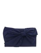 Adrianna Papell Beaded Strap Bow Clutch