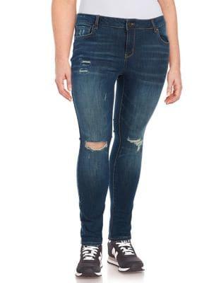 William Rast Plus Ripped Distressed Jeans