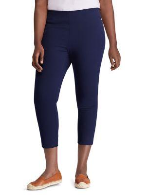 Lauren Ralph Lauren Plus Velvet Skinny Pants