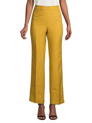 Kasper Banded Wide-leg Pants