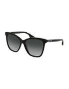 Mcq By Alexander Mcqueen 55mm Gradient Wayfarer Sunglasses