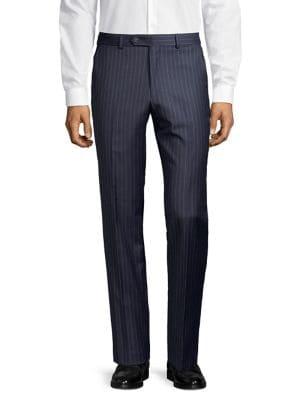 Lauren Ralph Lauren Pinstriped Wool-blend Pants