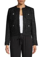 Michael Michael Kors Petite Open-front Tweed Jacket