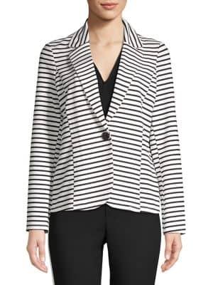 Vero Moda Caroline Striped One Button Blazer