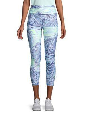 Calvin Klein Performance Abstract-print Leggings