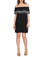 Cynthia Steffe Tenley Embroidered Off-the-shoulder Dress