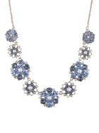 Marchesa Goldtone, Swarovski Crystal, Crystal & Faux Pearl Necklace
