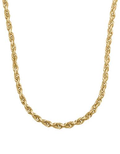 Lord & Taylor 14k Yellow Gold Rope Chain Link Necklace, 22in
