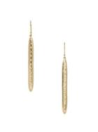 Sole Society Goldtone & Crystal Linear Drop Earrings