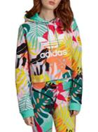 Adidas Graphic Cropped French Terry Hoodie