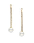Kate Spade New York Precious Pearls Linear Faux-pearl Earrings