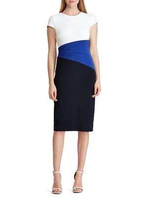 Lauren Ralph Lauren Colorblocked T-shirt Dress