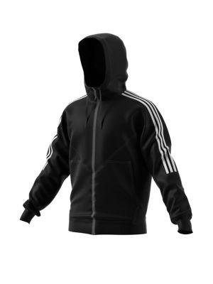 Adidas Side-striped Zip Hoodie