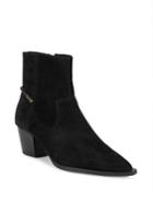 Imnyc Isaac Mizrahi Suede Point-toe Boots