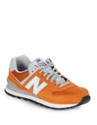 New Balance 574 Suede Lace-up Sneakers