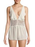 Rya Collection Chantilly Lace Chiffon Romper