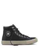 Converse Logo Leather Ankle Sneakers