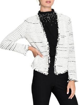 Nic+zoe Fringe-trimmed Cardigan