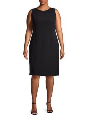 Nipon Boutique Plus Sleeveless Shift Dress