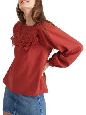 Miss Selfridge Schiff Frill Blouse