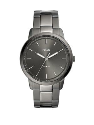 Fossil The Minimalist Three-hand Smoke Stainless Steel Watch