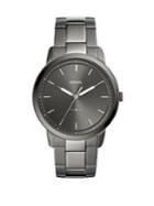 Fossil The Minimalist Three-hand Smoke Stainless Steel Watch