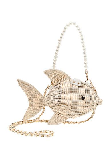 Betsey Johnson Gone Fishing Pearl Shoulder Bag