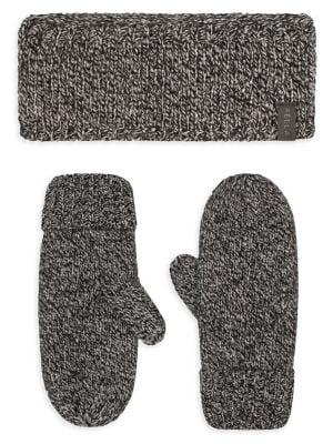 Rella Marlie Merino Wool & Alpaca Headband & Mitt Set