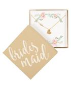 Cathy's Concepts Wedding Party Bridesmaid Special Gift Charm Necklace