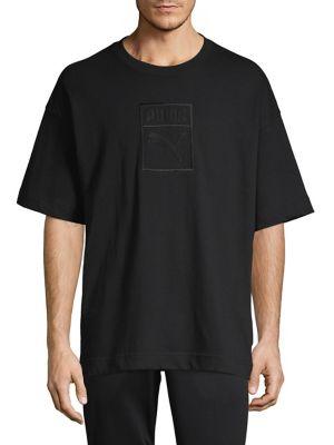 Puma Logo Stretch-cotton Tee