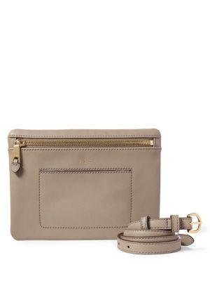 Lauren Ralph Lauren Textured Faux Leather Belt Bag