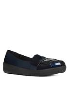 Fitflop Fringey Tm Patent Leather Loafers